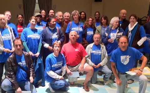 AFT members ready to walk for labor-friendly candidates in the 38th district
