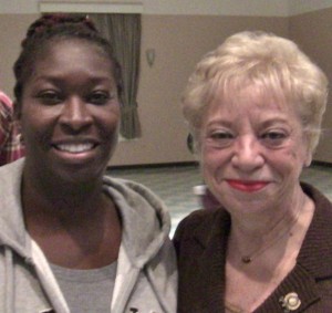 Cheryl Skeete-Carey with Asw. Joan Voss (now candidate for Freeholder)