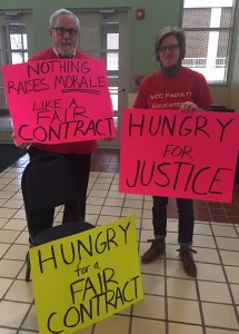 Raritan Valley Community College faculty are 'Hungry for Justice'