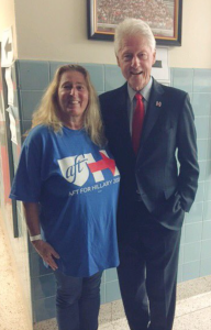 Donna Chiera and President Bill Clinton, May 27 in Edison
