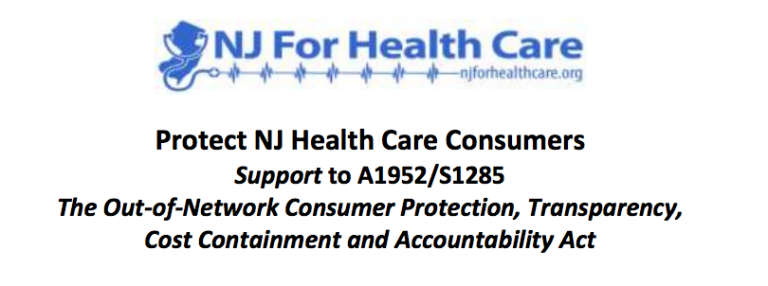 AFT New Jersey Joins Labor, Business, and Consumer Groups In Calling On Legislative Leaders To Pass The Out-of-Network Consumer Protection Bill