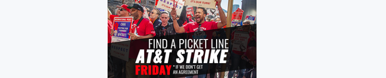 Strike at AT&T: Join a Picket Line Friday