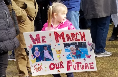 We March For Our Future. Photo: J. Nagle