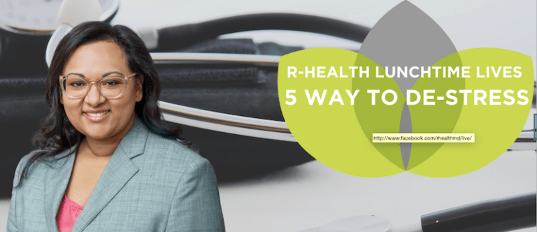 Learn de-stress tactics from R-Health’s Thomas