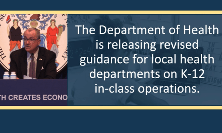 N.J. DOH updates distancing guidance for schools