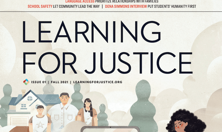 First Issue Of Learning For Justice Magazine Out Now American   Learning For Justice Fall 2021 Cover 750x445 