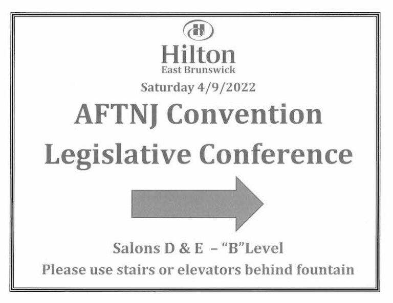 Executive officers, VPs elected at AFTNJ 2022 Convention
