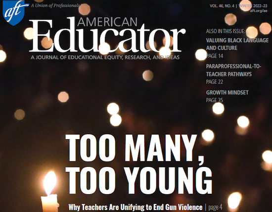 Winter issue of American Educator now available