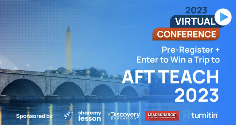 Win a free trip to D.C. for AFT TEACH