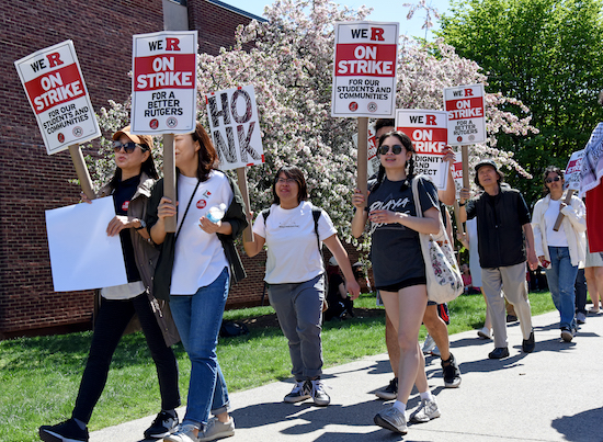 Rutgers faculty strike suspended; contract framework has ‘profound victories’￼