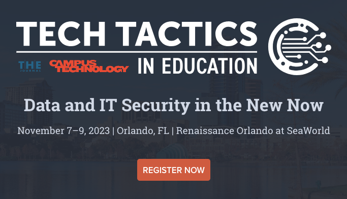 Register now for Tech Tactics in Education conference
