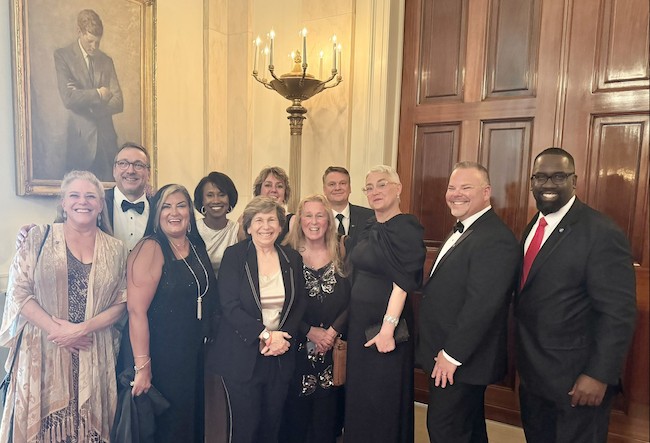 Chiera joins AFT delegation at White House for Teachers of the Year event