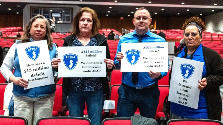 AFTNJ and PAF at Perth Amboy BOE meeting_Jan. 22, 2026