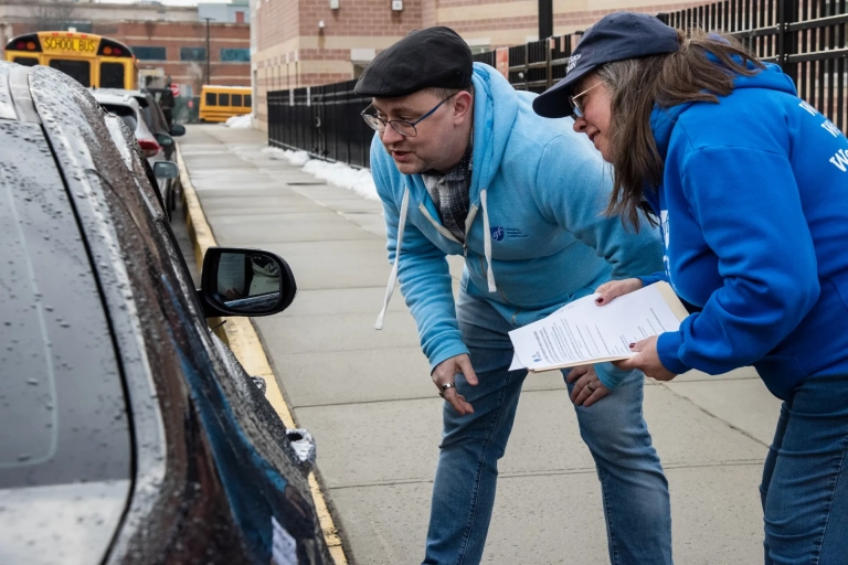 Josiah and Jen outside Rose M. Lopez Elementary School A_March 4, 2026 copy