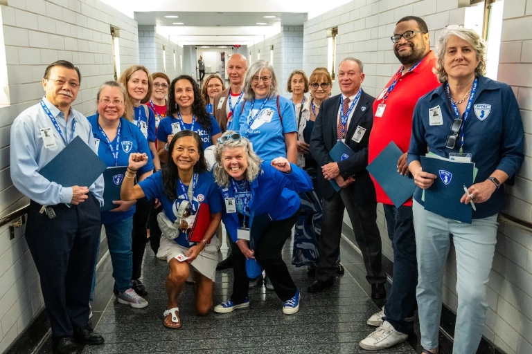 AFTNJ Lobby Day_staff and members
